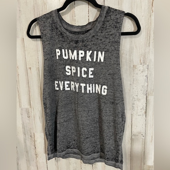 Fifth Sun Tank Women’s Medium Pumpkin Spice Everything - Picture 1 of 6